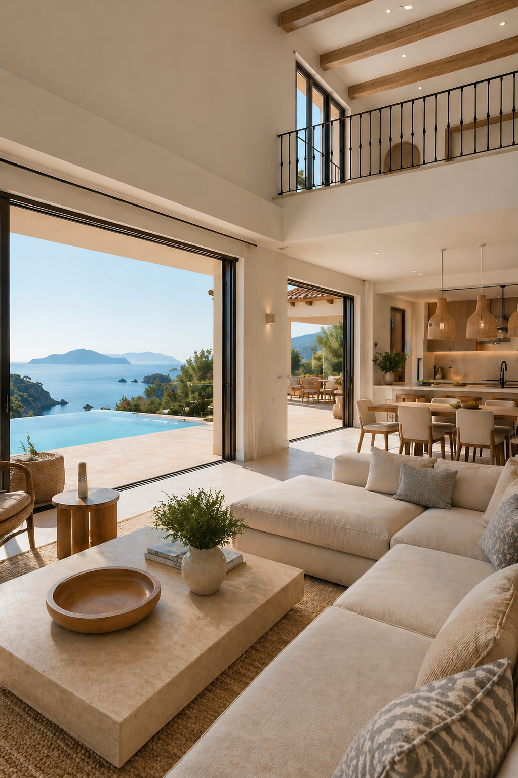 Luxurious villa interior managed by Gold Key Management